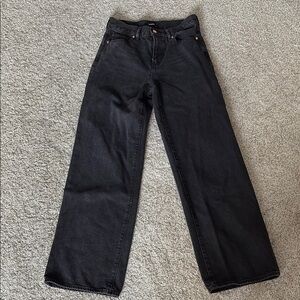 Express high rise wide leg Denim